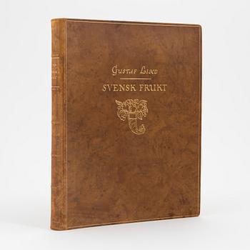 Gustaf Lind, bokverk, "Svensk frukt", Centraltryckeriet, Stockholm 1920-24.