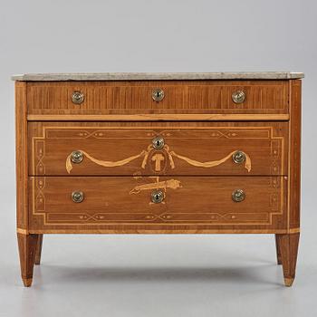 Byrå, tillskriven Nils Petter Stenström (mästare i Stockholm 1781-1790), Gustaviansk.