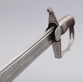 SABEL, modell 1831, för artilleriet.