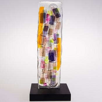 PAULI PARTANEN, glasskulptur, signerad Pauli Partanen -13.