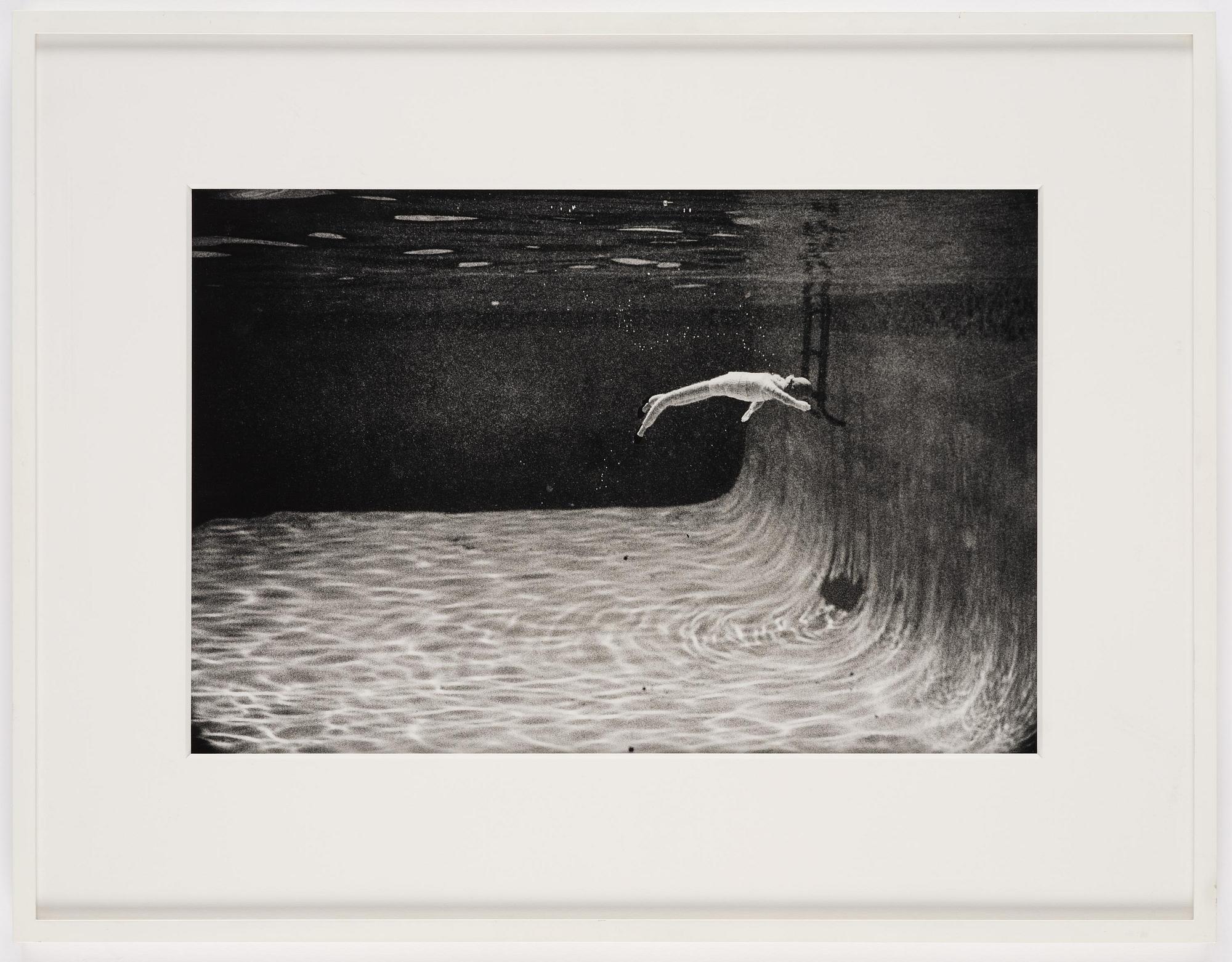 Laurie Simmons, "Woman Swimming Toward Ladder", 1981.