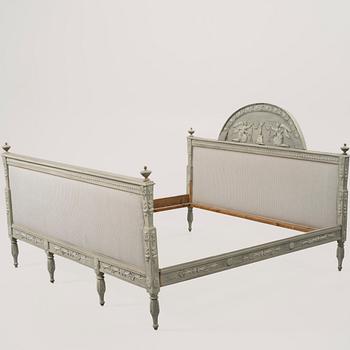Sängstomme, gustaviansk stil, 1800-tal.