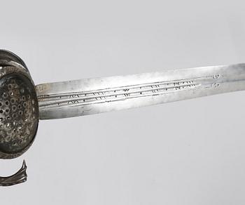 A sword, possible 17th century.