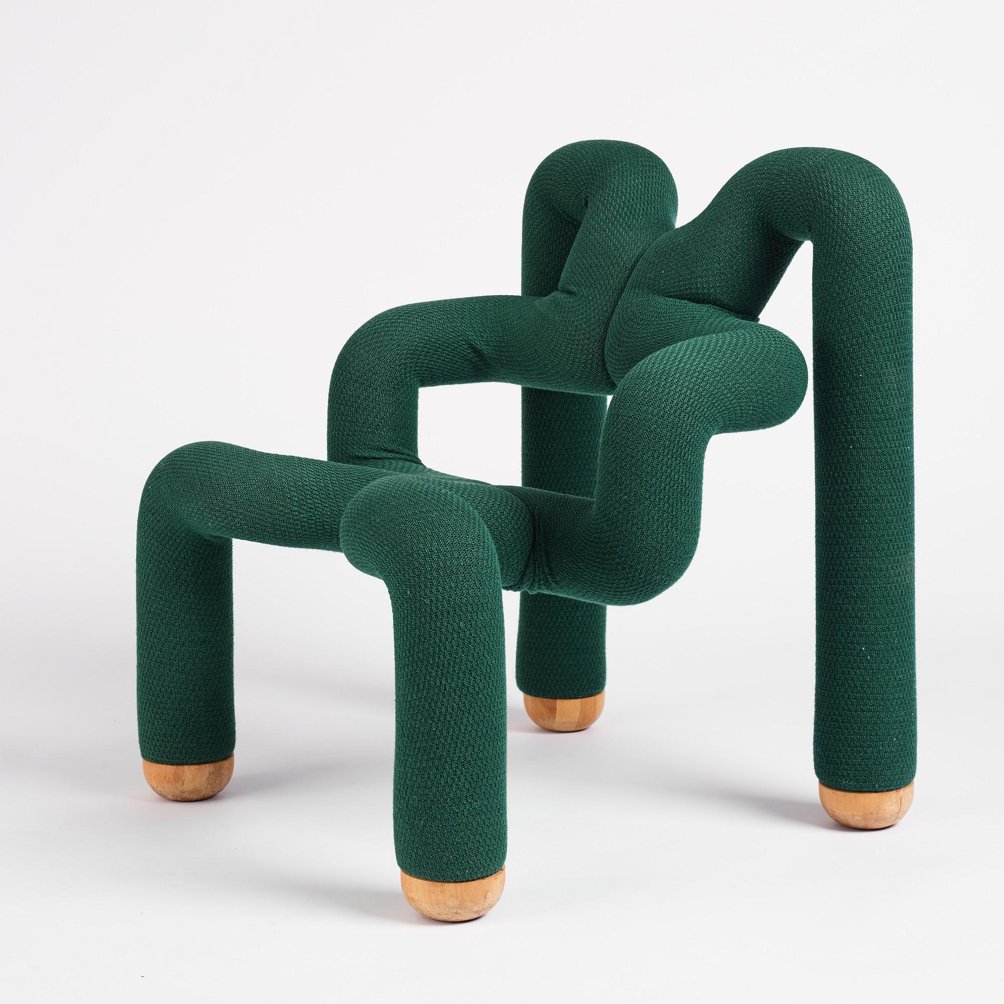 Terje Ekstrøm, armchair, "Ekstrem", for Stokke Fabrikker, Norway, circa 1984.