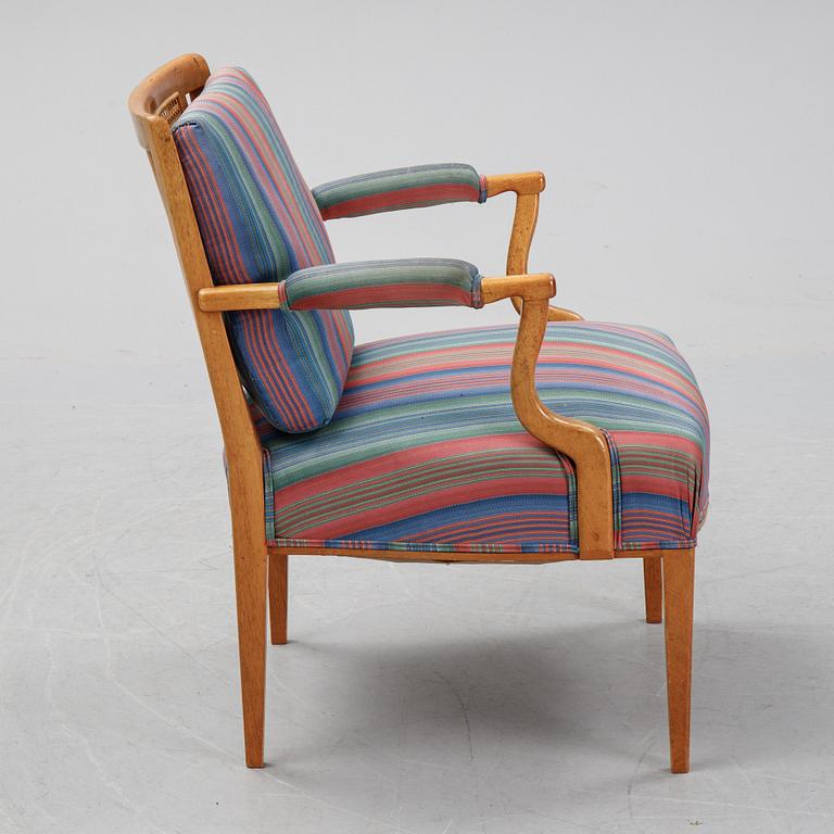 Josef Frank, a mahogany model 969 armchair from Svenskt Tenn.
