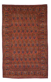 SEMI-ANTIQUE KERMAN. 225,5 x 139,5 cm.