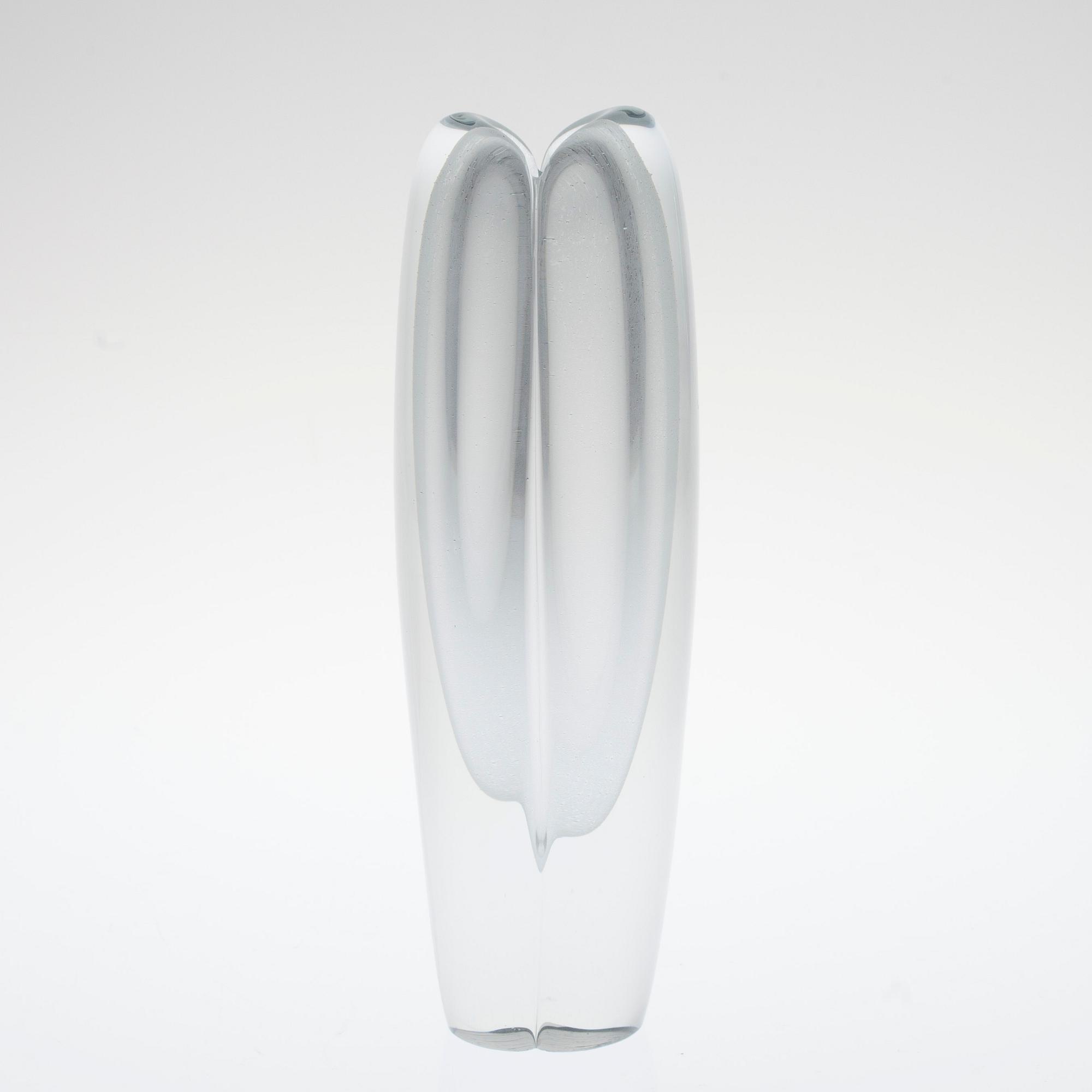 VAS, glas, signerad K. Franck Nuutajärvi Notsjö -58.