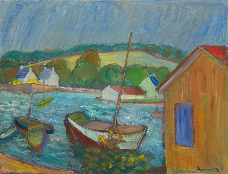 Ragnvald Magnusson, Harbour Scene.