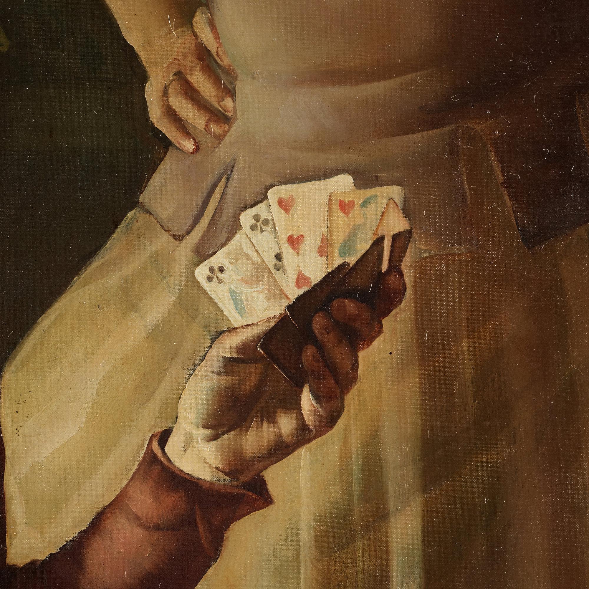 Jadwiga Uminska, The Cardplayer.