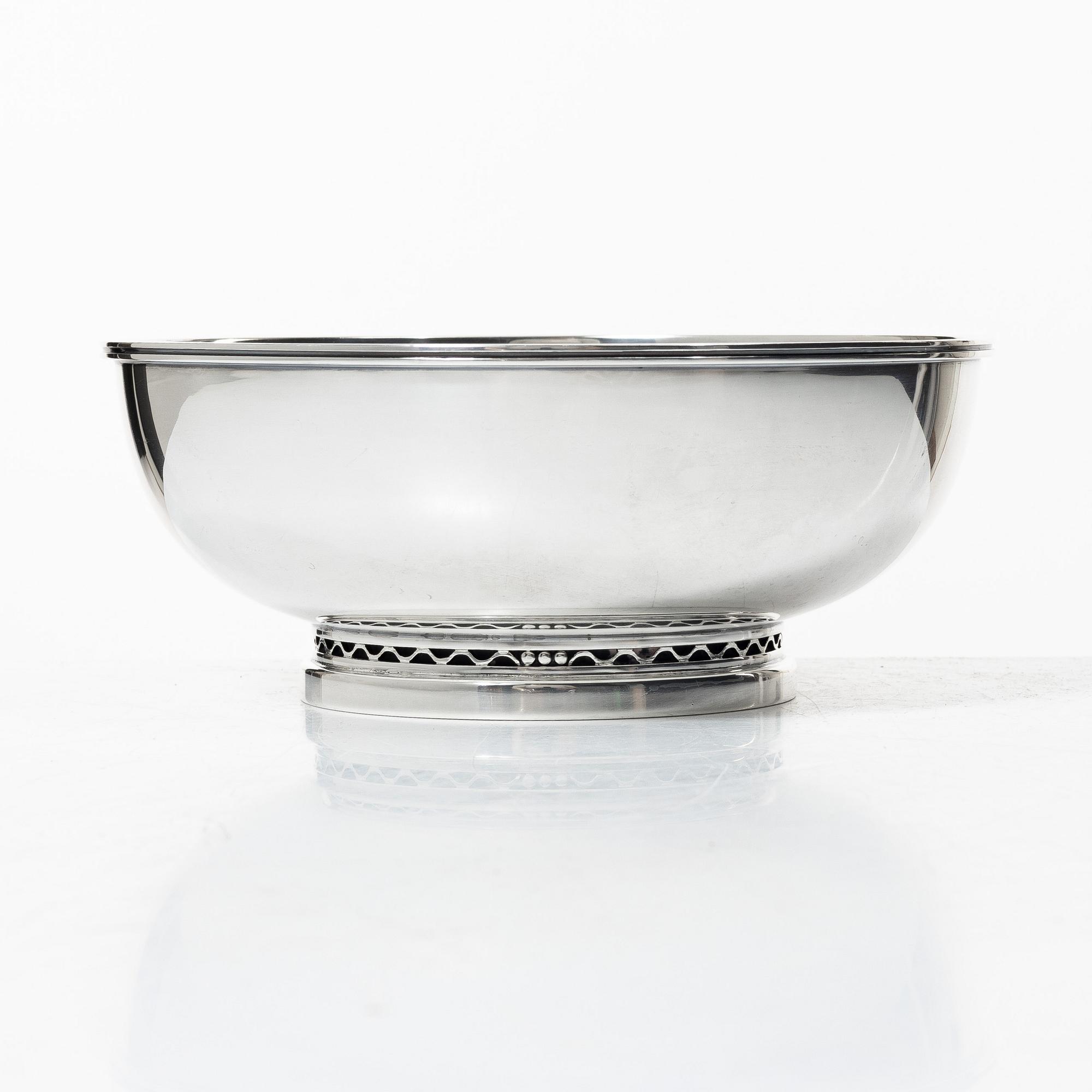 Karl Anderson, Bowl, silver, Stockholm 1958.