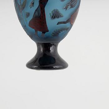 Ulrica Hydman-Vallien, a vase, Unique, Kosta Boda.