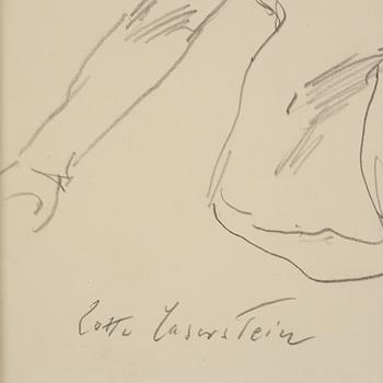Lotte Laserstein, Seated woman in profile.