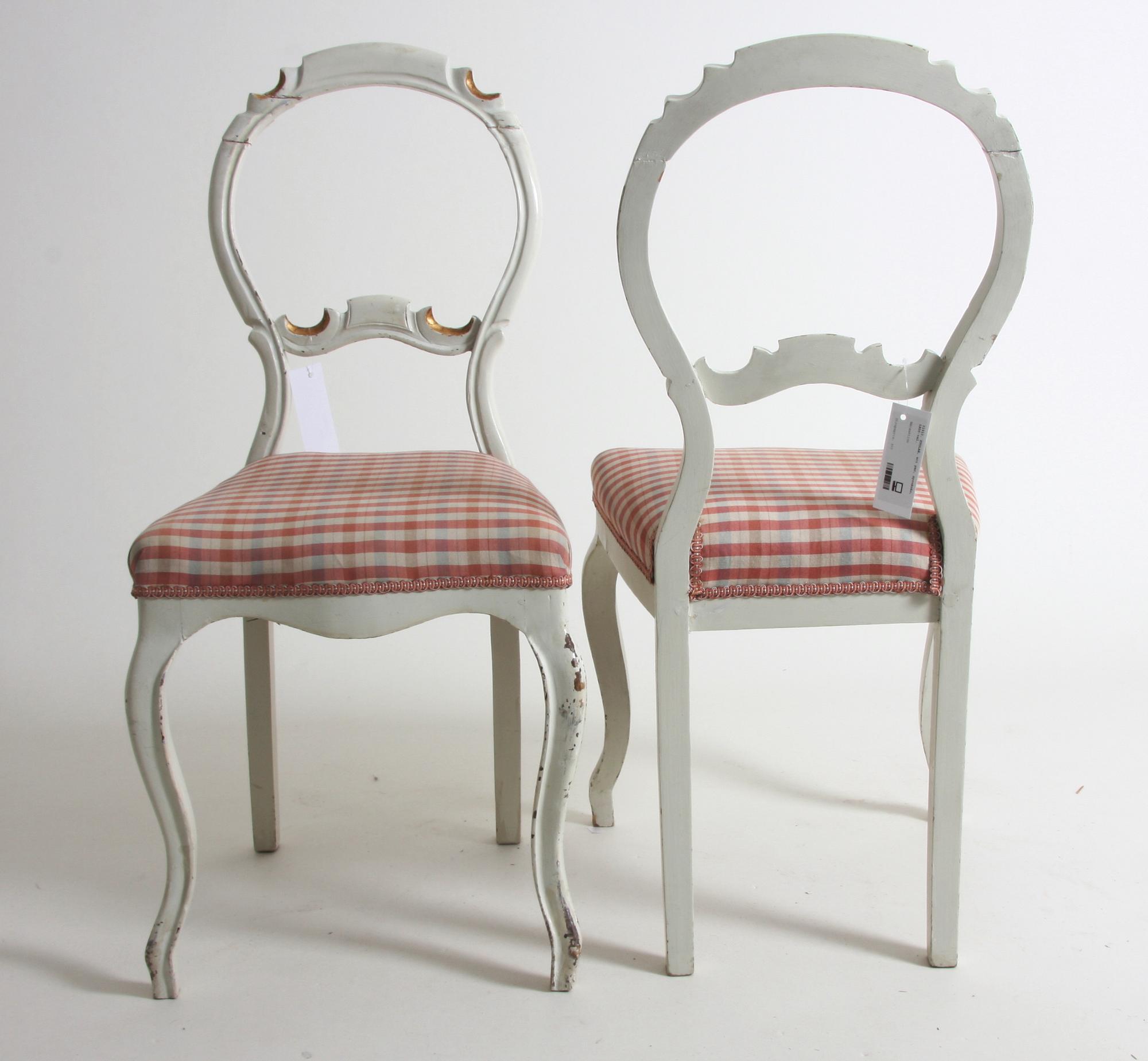 STOLAR, ett par, nyrokoko, 1800-tal.