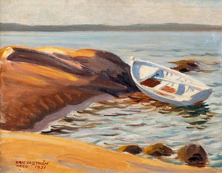 Eric Vasström, ROW-BOAT ON THE SHORE.