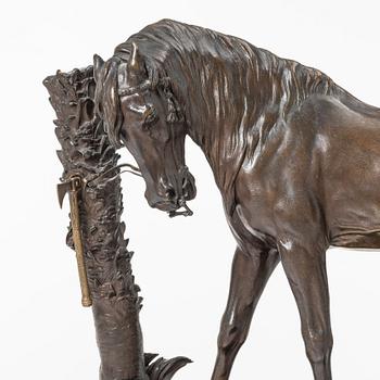 Pierre -Jules Mêne, After. "Cheval au Palmier".