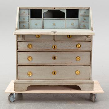 A Swedish painted secretaire, first half of the 19th century.