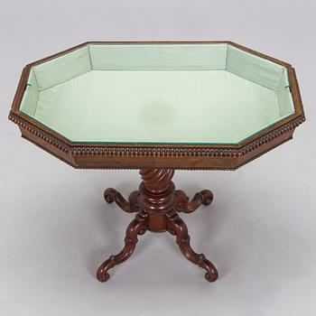 Display table, late 19th century.