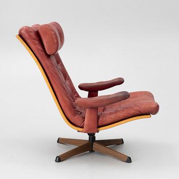 Armchair, "Dolphin", Göte Möbler, Gnosjö, second half of the 20th century.