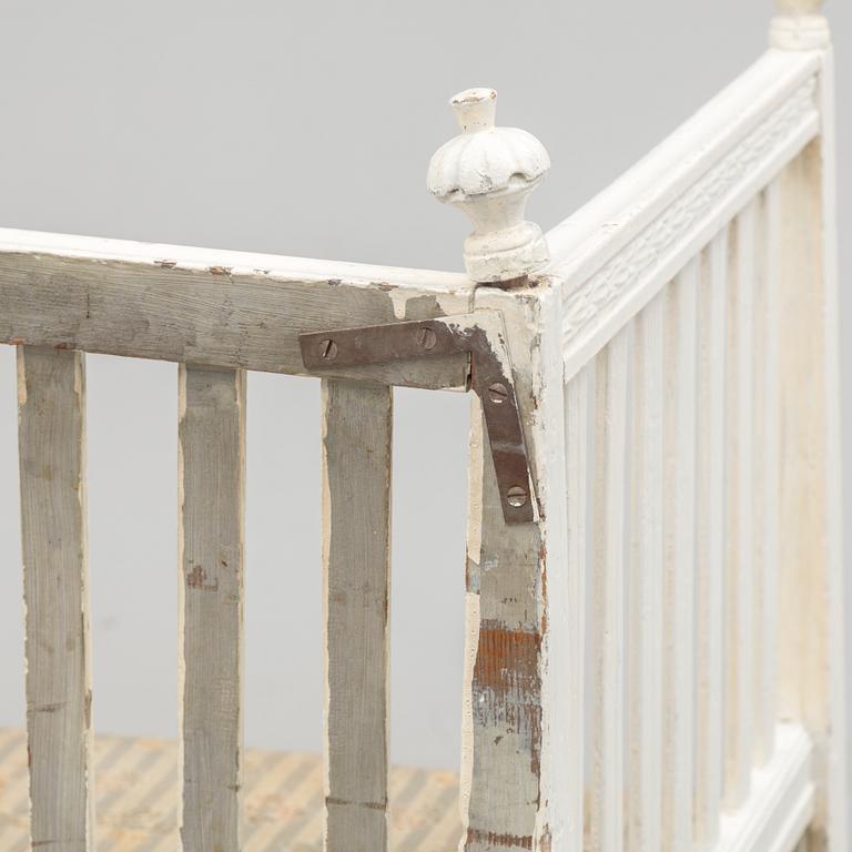 An early 19th century Gustavian sofa.