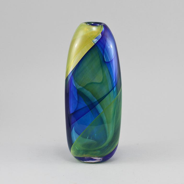 VAS, glas, Anna Ehrner, Kosta Boda, signerad, 1900-talets andra hälft.