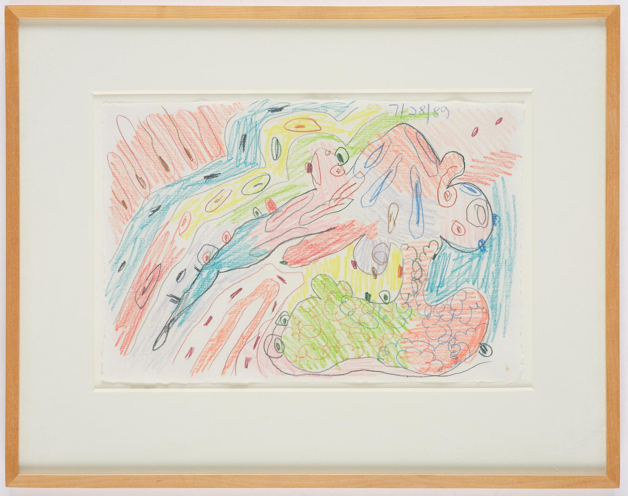 Carroll Dunham, "Untitled (7/28/89)".