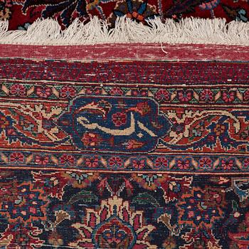 MATTA, semiantik Meshed, sk Saber, ca 475 x 349 cm (inklusive slätväv).