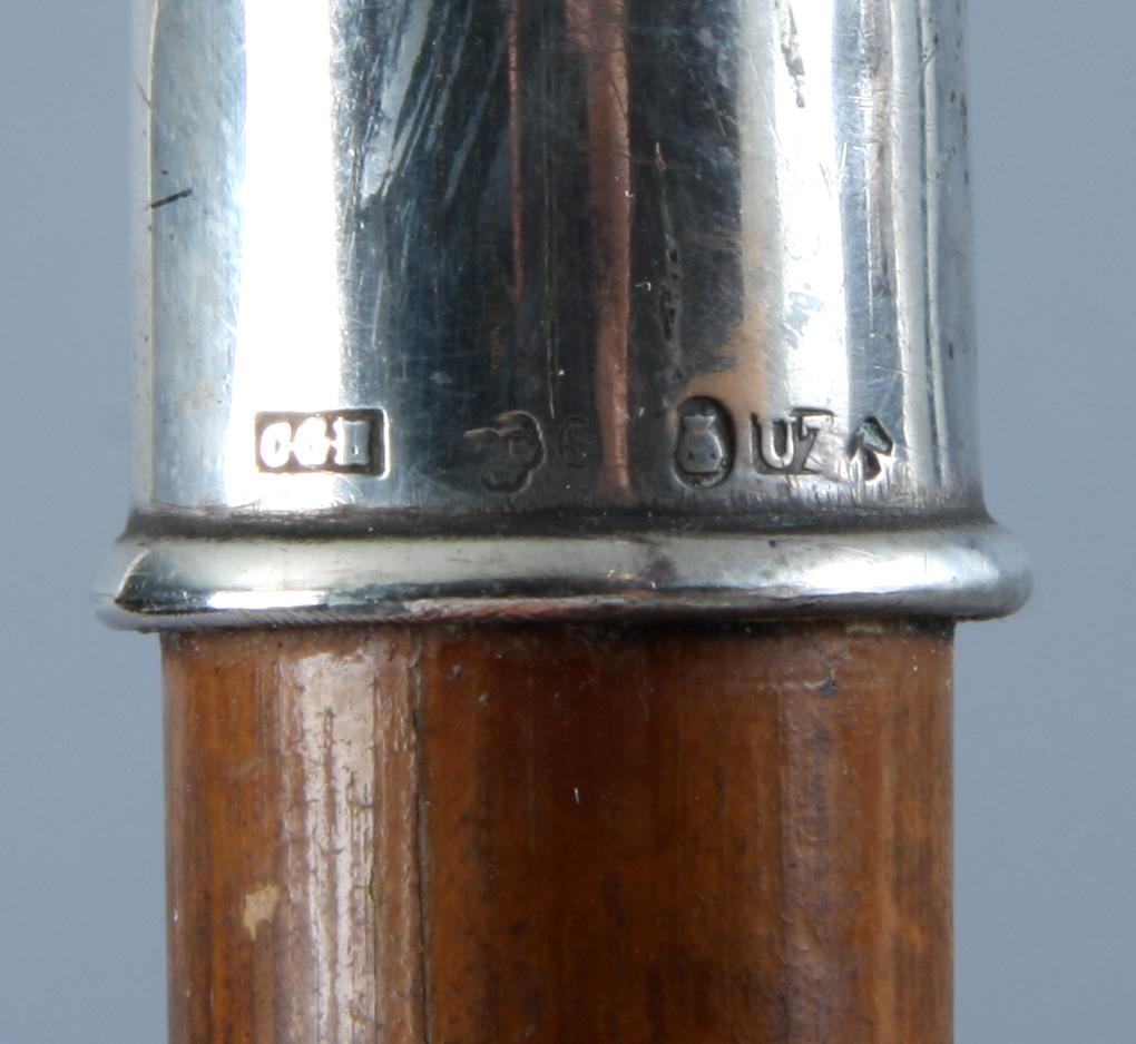KÄPPAR, 3 st, med silverfattning samt nysilverfattning. 1900-tal.