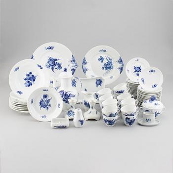 Royal Copenhagen,  kaffeservis, 47 delar, porslin, Blå Blomst.
