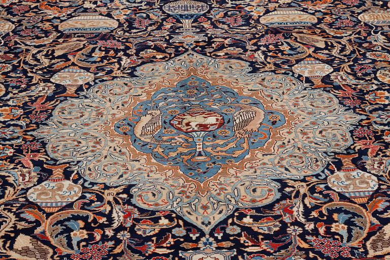 A Kashmar rug, 392 x 300 cm.