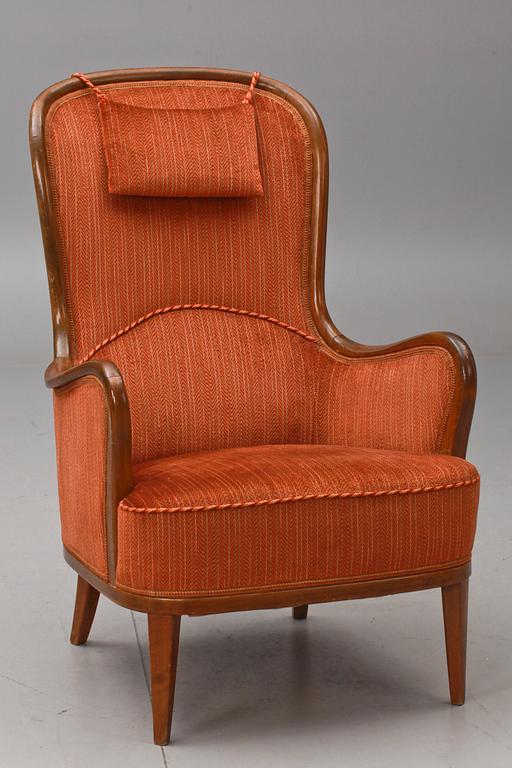 FÅTÖLJ, troligen, Carl Malmsten, 1930/40-tal.