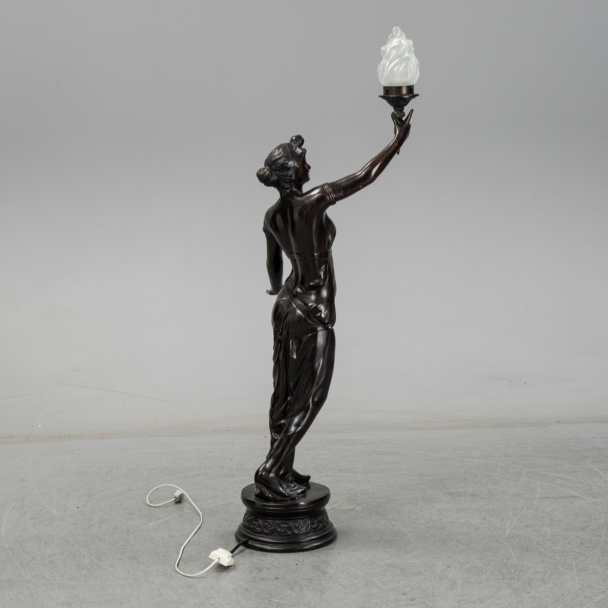 A floor lamp, second half of the 20th century.