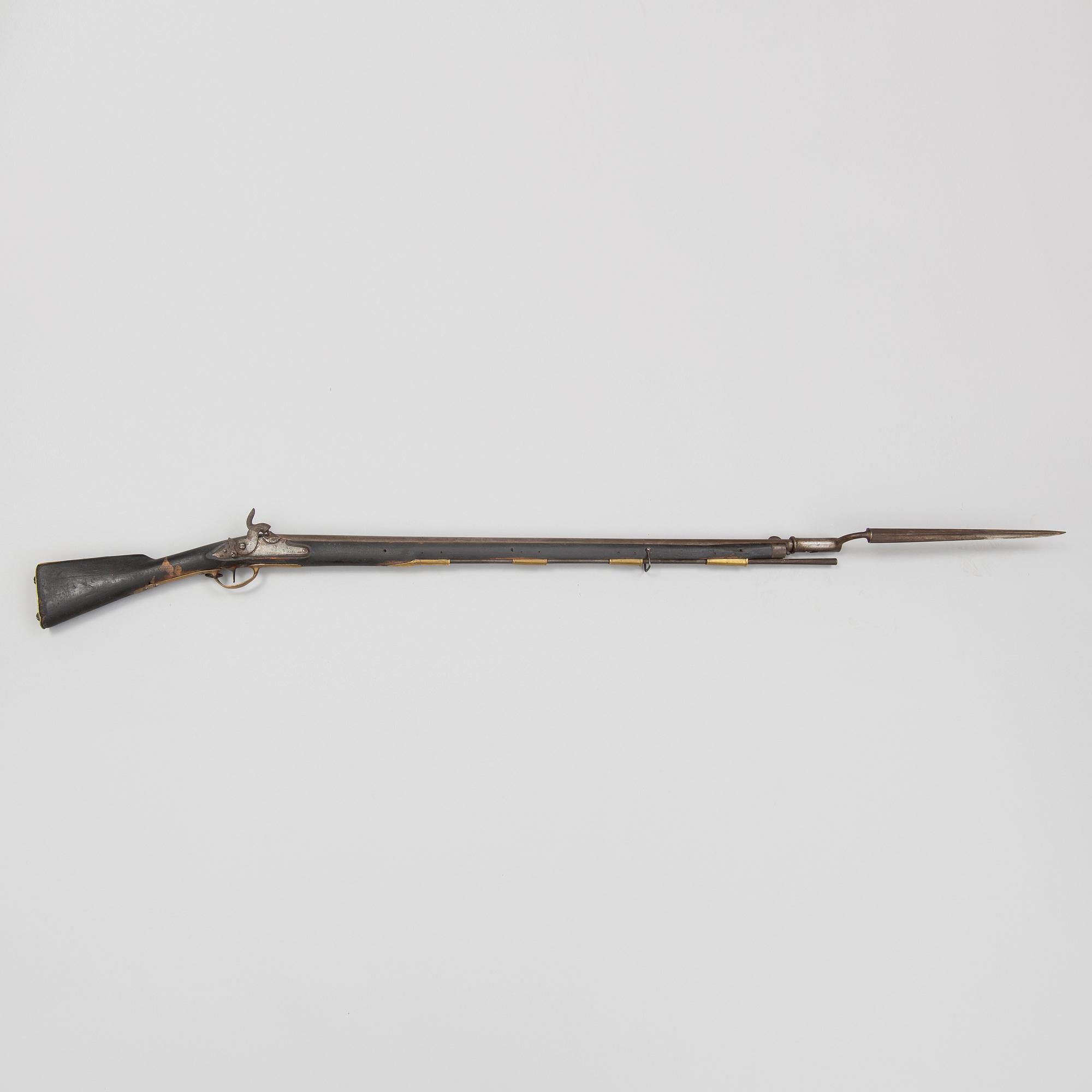SLAGLÅSGEVÄR norskt, reparationmodell 1774-1857.