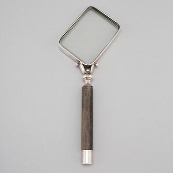 GEORG JENSEN, a sterling silver magnifying glass, Denmark 1933-44.