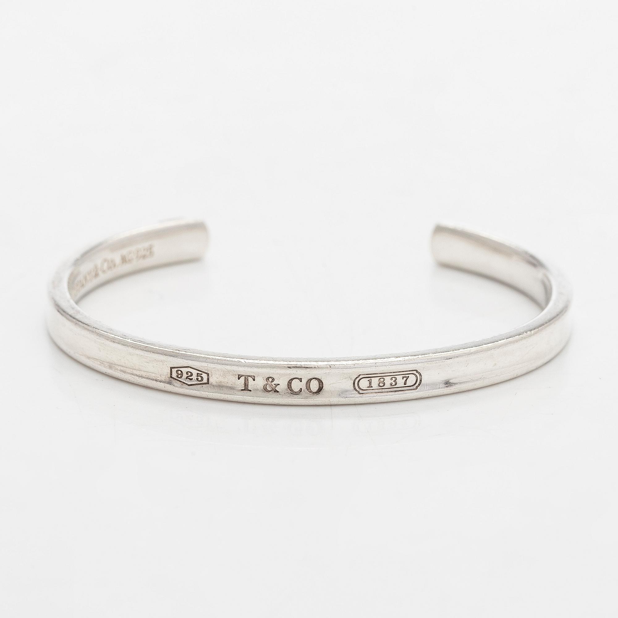 Tiffany & Co, a sterling silver 'Tiffany 1837' bracelet.