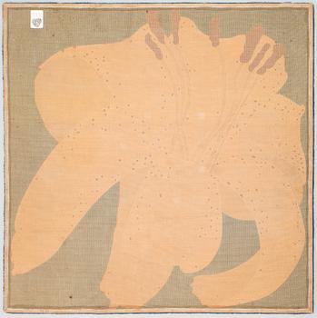 A tufted wool carpet. Circa 220 x 220 cm.