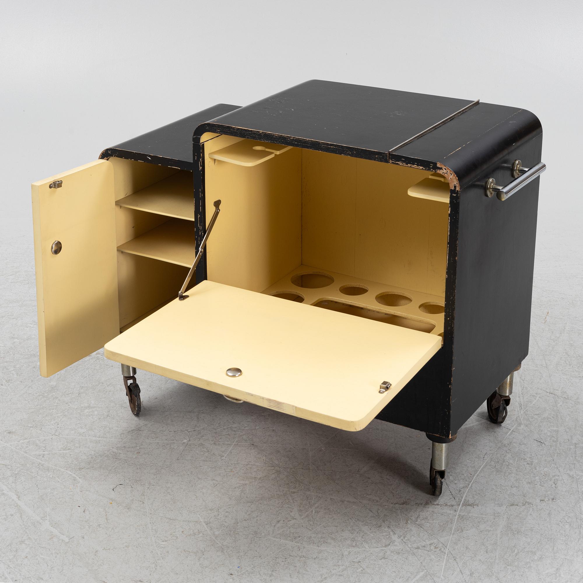 Barskåp, funkis, 1930-tal.