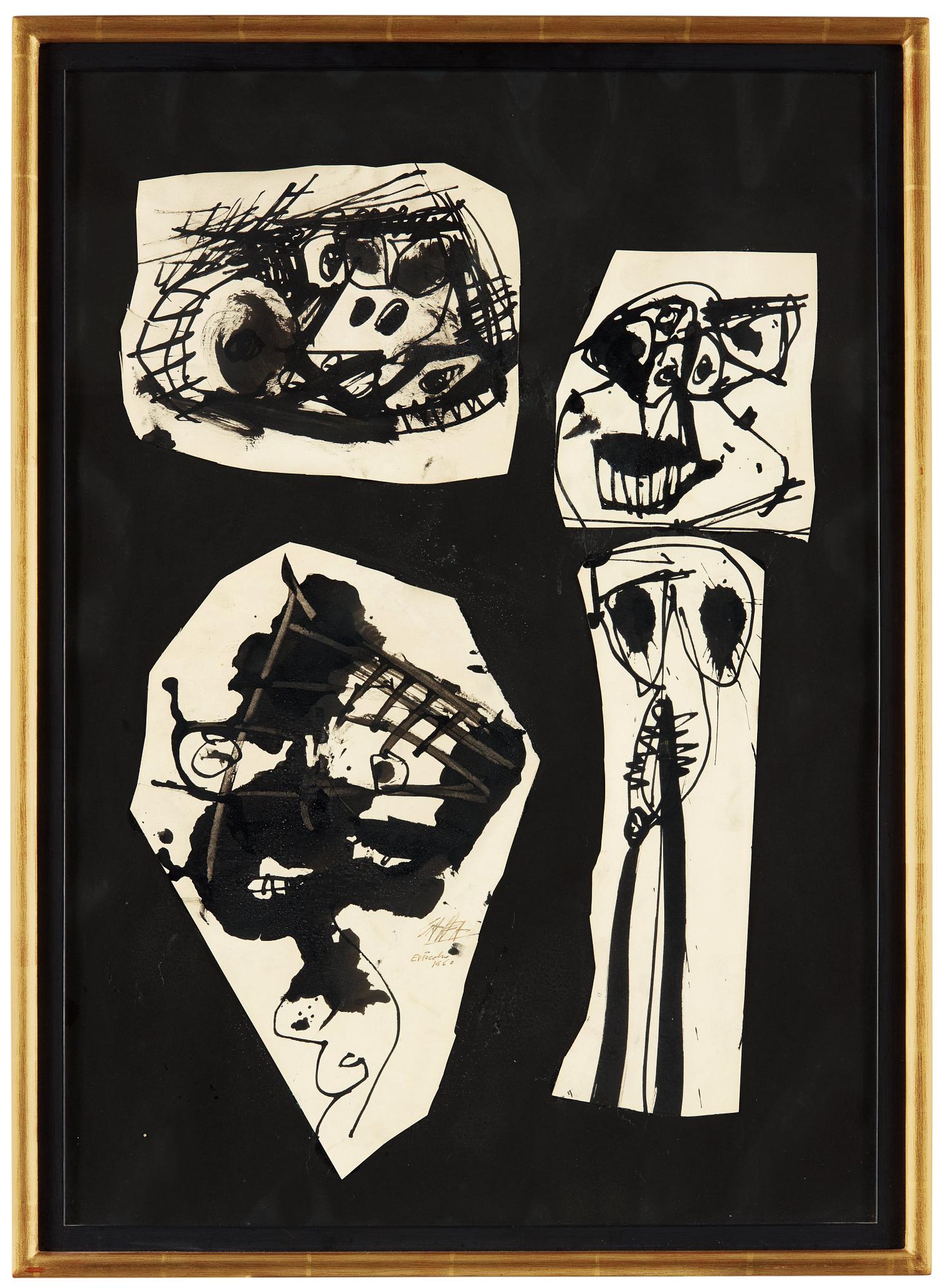 Antonio Saura, Untitled.