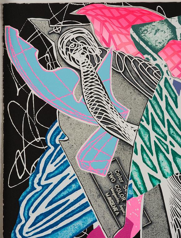Frank Stella, Hudson River Valley Portfolio Print.