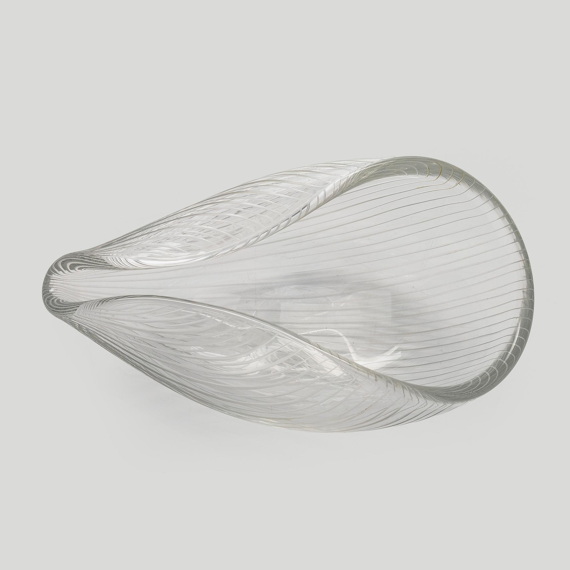 Tapio Wirkkala, konstglas, modell 3342, signerad Tapio Wirkkala Iittala.