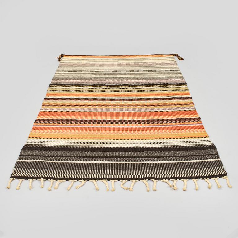 Elsa Montell-Saanio, a Raanu textile 'Campfire' from Lapland. Circa 180 x 113 cm.