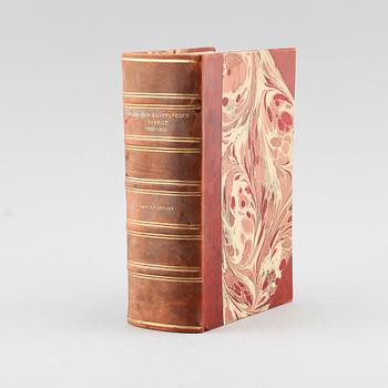 BOK, "Guld- och Silversmeder i Sverige 1520-1850", Gustaf Upmark, Stockholm, Alb. Bonniers Boktryckeri 1943.