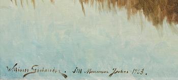 WILLIAM GISLANDER, olja på duk, sign o dat 1923.