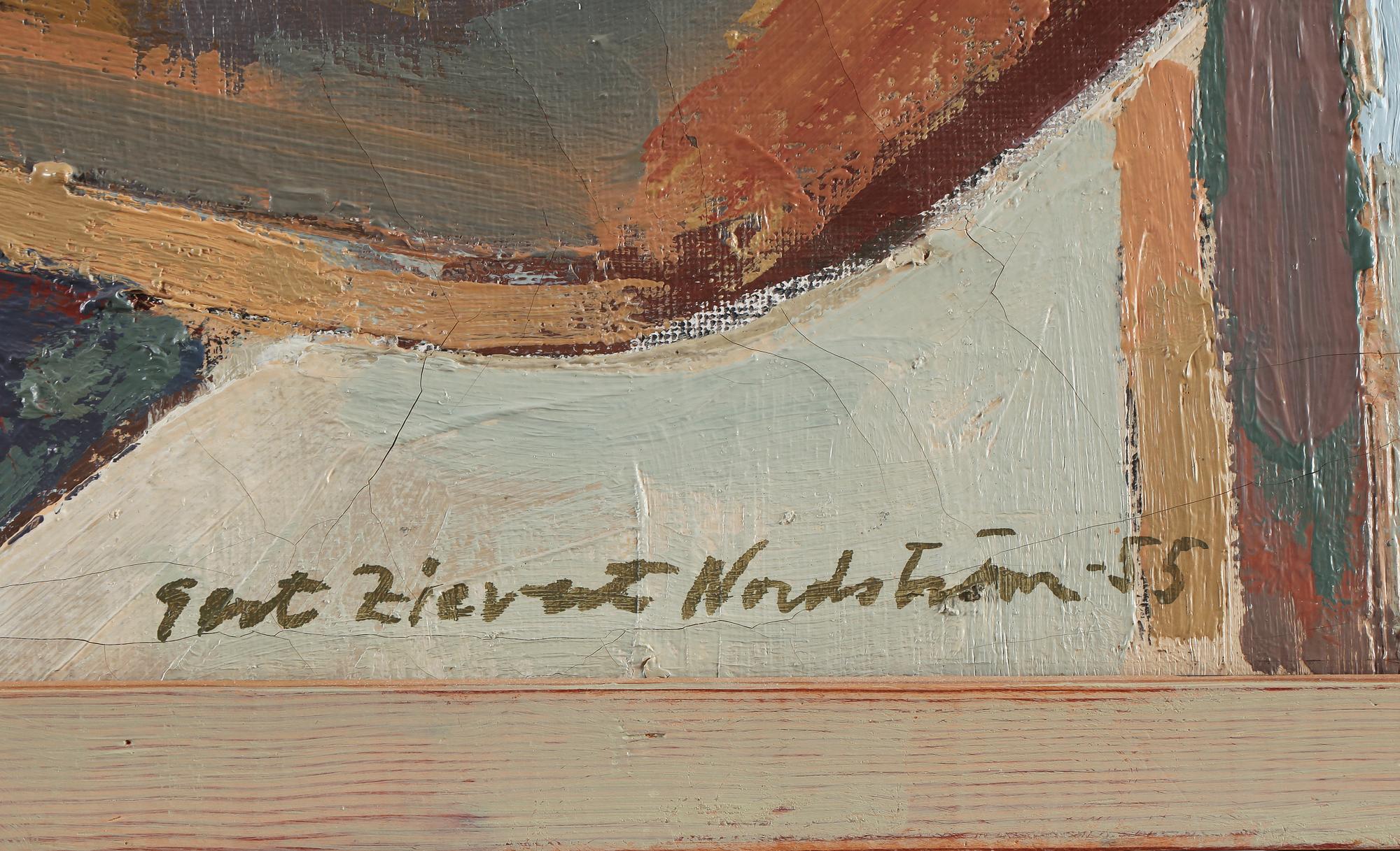 GERT Z NORDSTRÖM, olja på duk, sign o dat -55.