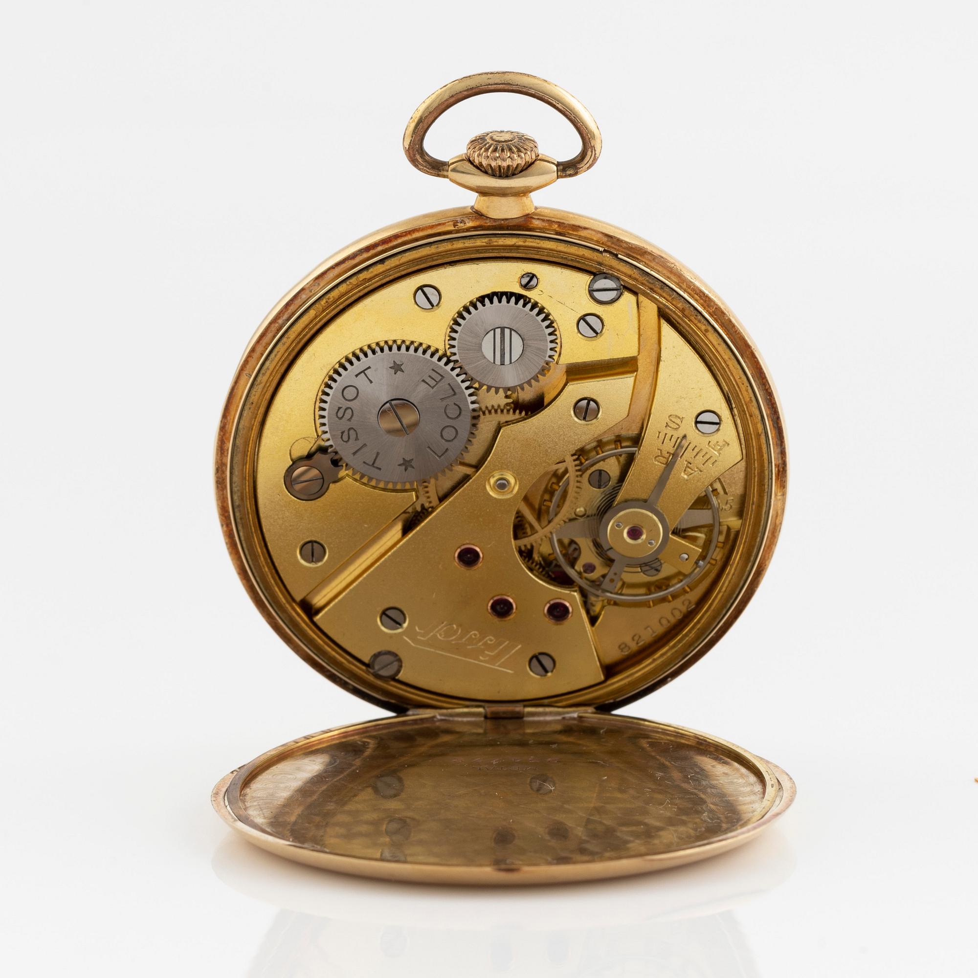 Tissot, pocket watch, 46 mm.