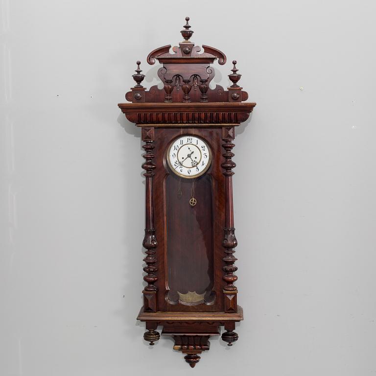 An app 1900 Gustav Becker wall clock.