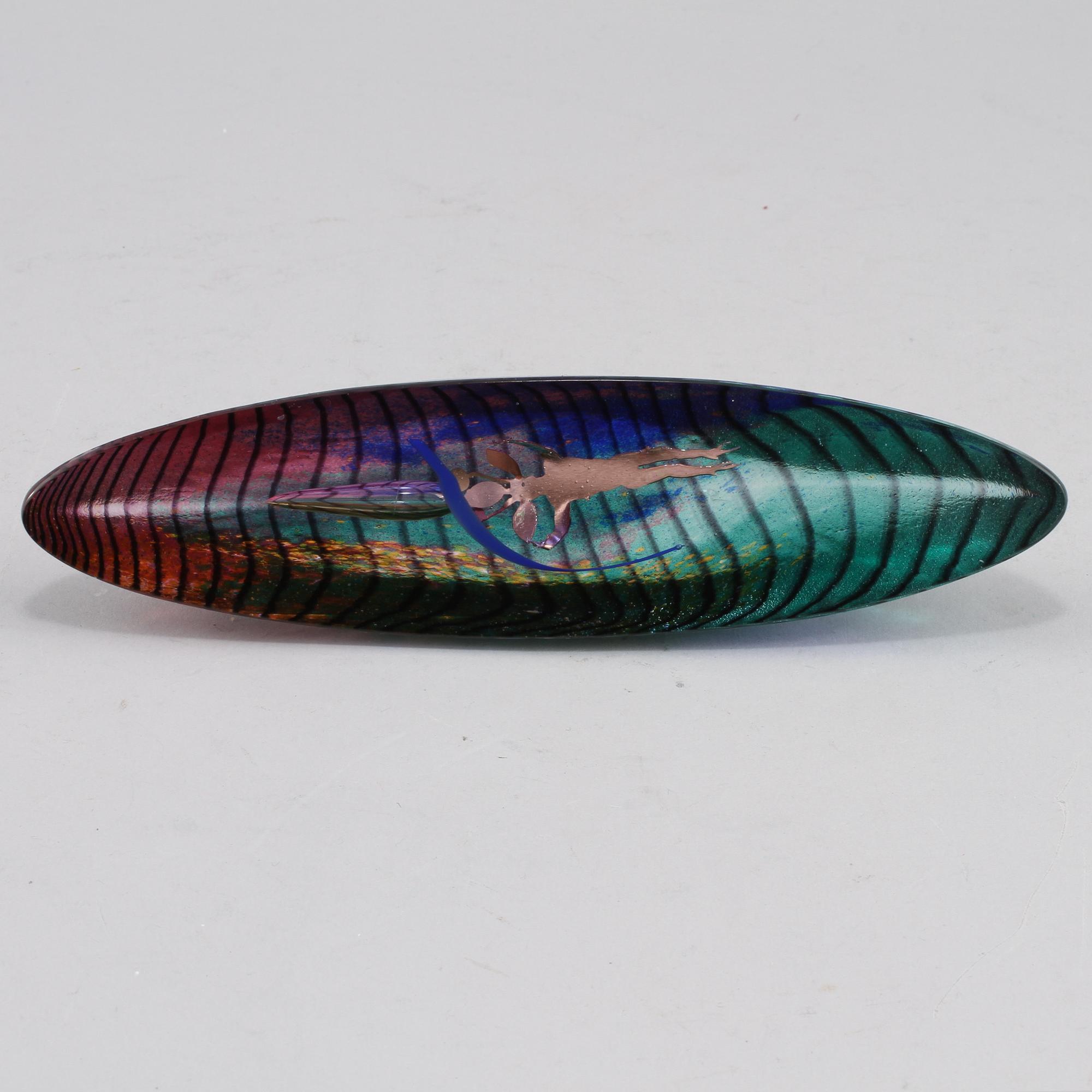 OBJEKT, glas, Bertil Vallien, Kosta Boda, sent 1900-tal.