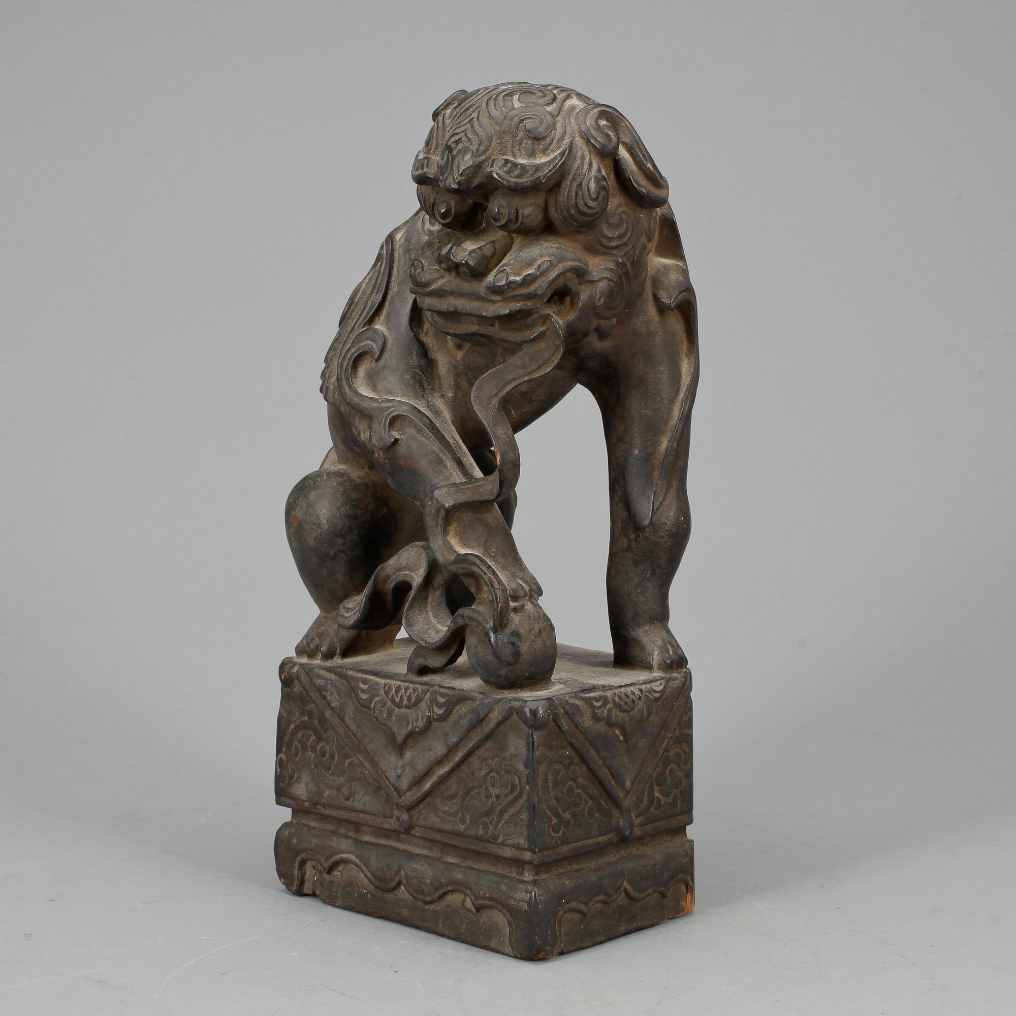 FIGUR, trä, Kina, 1900-tal.