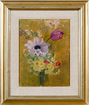 VENNY SOLDAN-BROFELDT, SUMMER FLOWERS IN VASE.