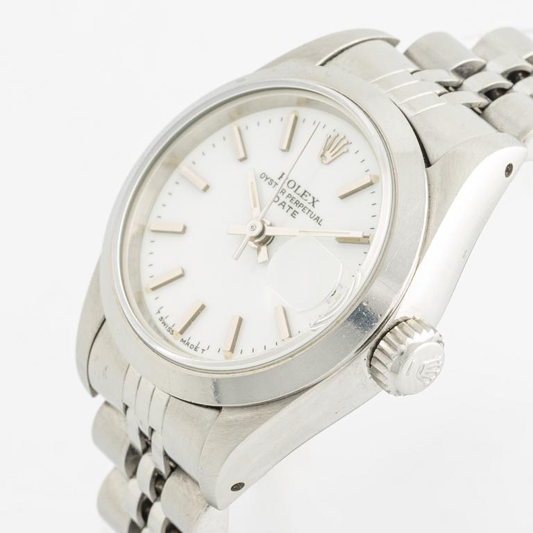 Rolex, Oyster Perpetual, Date, wristwatch, 26 mm.