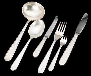 BESTICK, 58 st, sterlingsilver, Flavia, 1954-58. Tot ca 2300 gr.